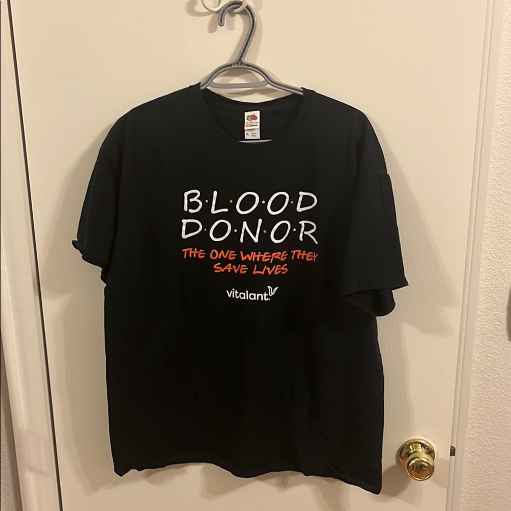 Vitalant Blood Donor Black T-Shirt